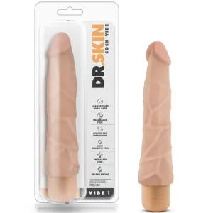 Dr. Skin Realistic 9 inch Vibrating Cock - Vanilla