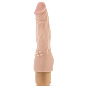 Dr. Skin Vibe 4 Realistic 8 inch Vibrating Cock - Vanilla