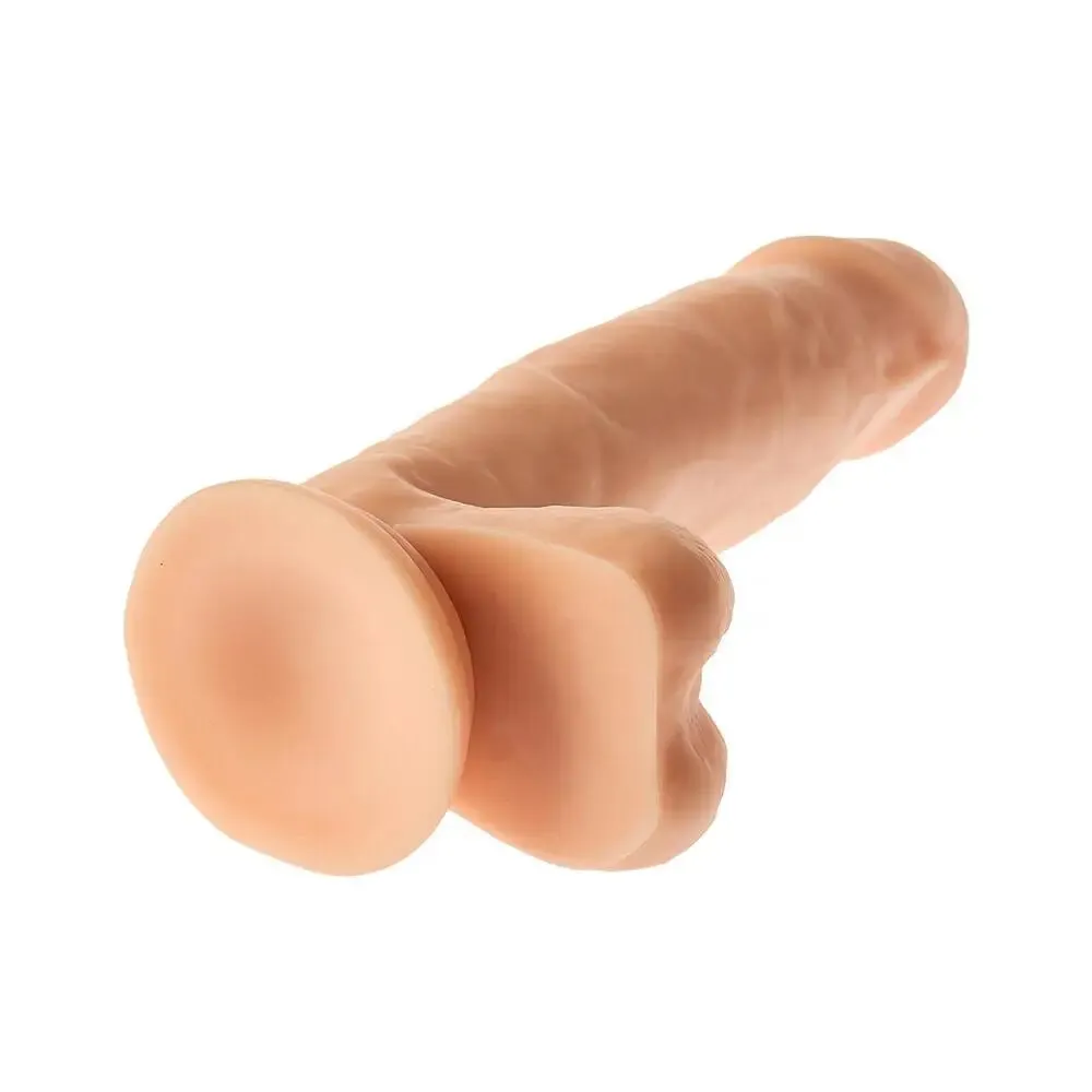 Dream Toys 7.1-inch Flesh Pink Realistic Dildo with Suction Cup and Balls