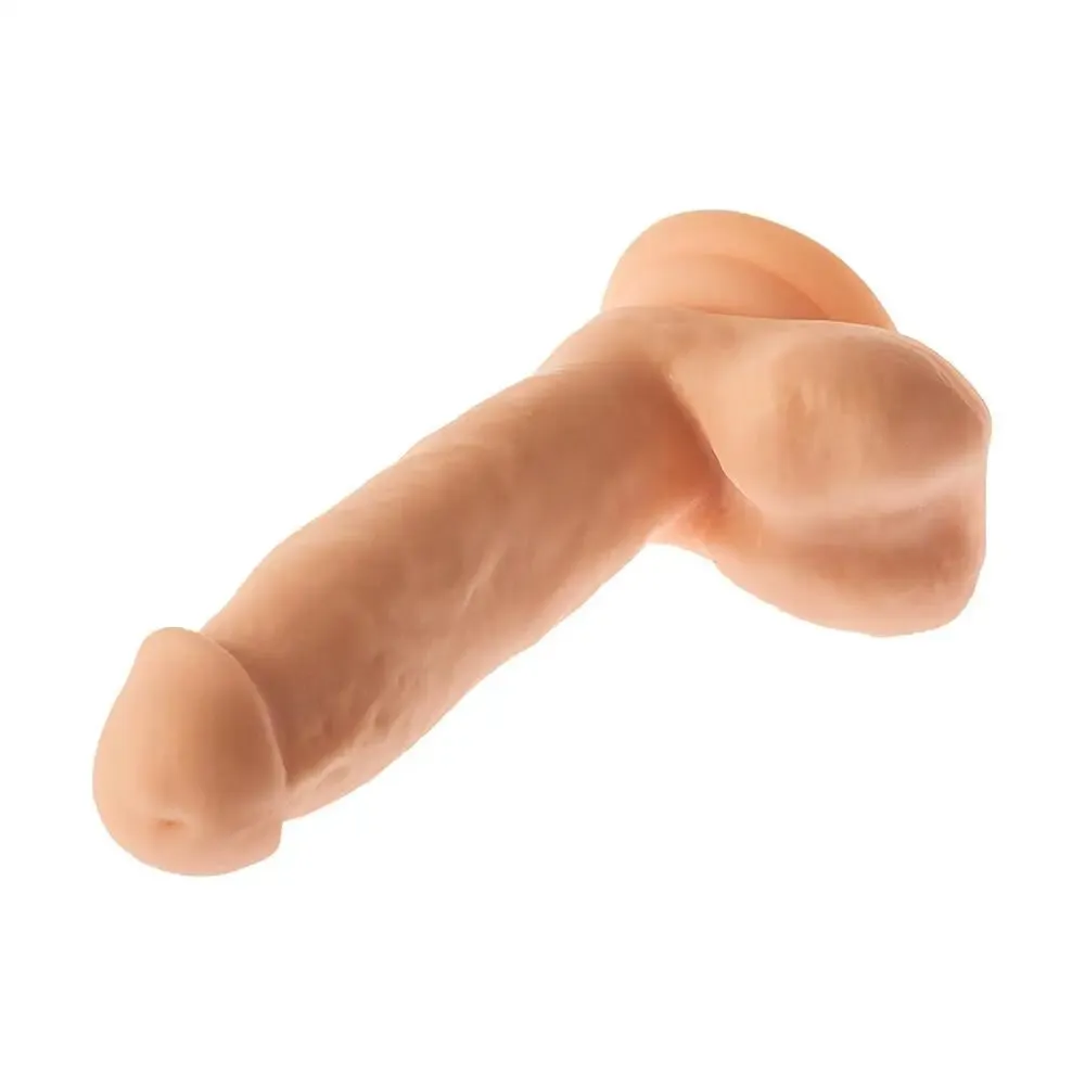 Dream Toys 7.1-inch Flesh Pink Realistic Dildo with Suction Cup and Balls