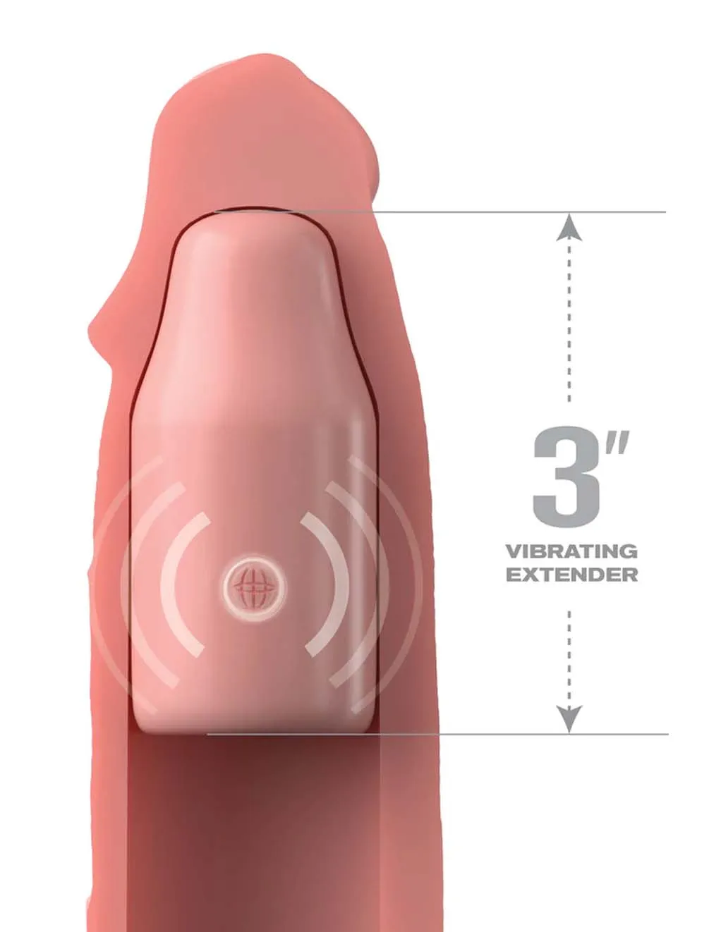 Fantasy X-tensions Elite 3 Silicone Vibrating Extension