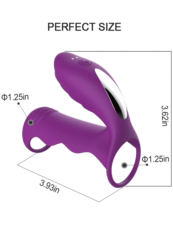 Fuzzy | 12 Vibration Modes Remote control Penis Ring