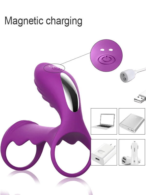 Fuzzy | 12 Vibration Modes Remote control Penis Ring