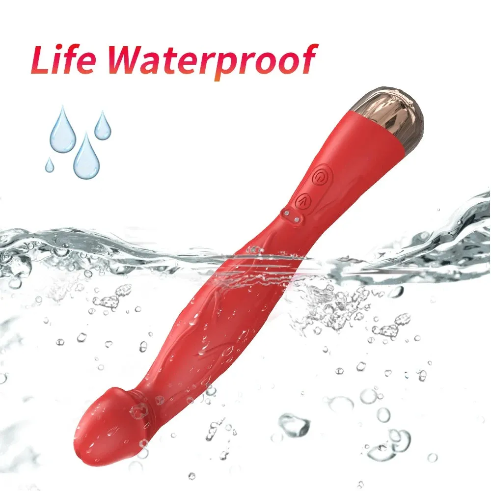 G Spot Dildo Vibrator - Finger Buckle Prostate Massager Sex Toys for Women