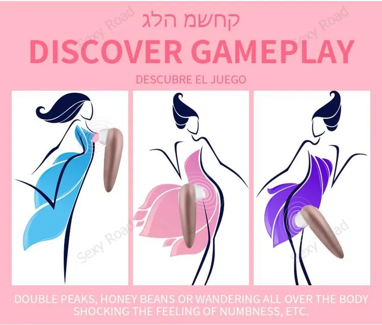 German Satisfyer Sucking Vibrators G Spot Clit Stimulation Silicone Nipple Sucker Erotic