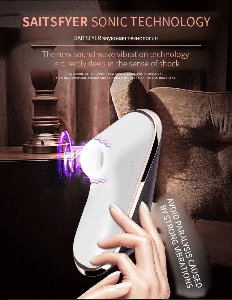 German Satisfyer Sucking Vibrators G Spot Clit Stimulation Silicone Nipple Sucker Erotic