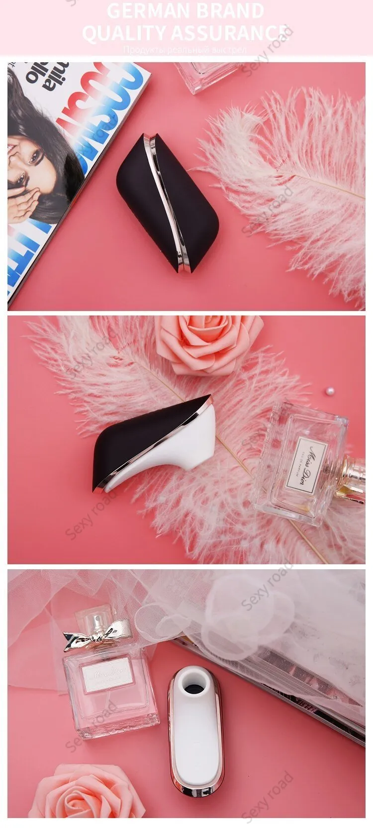 German Satisfyer Sucking Vibrators G Spot Clit Stimulation Silicone Nipple Sucker Erotic