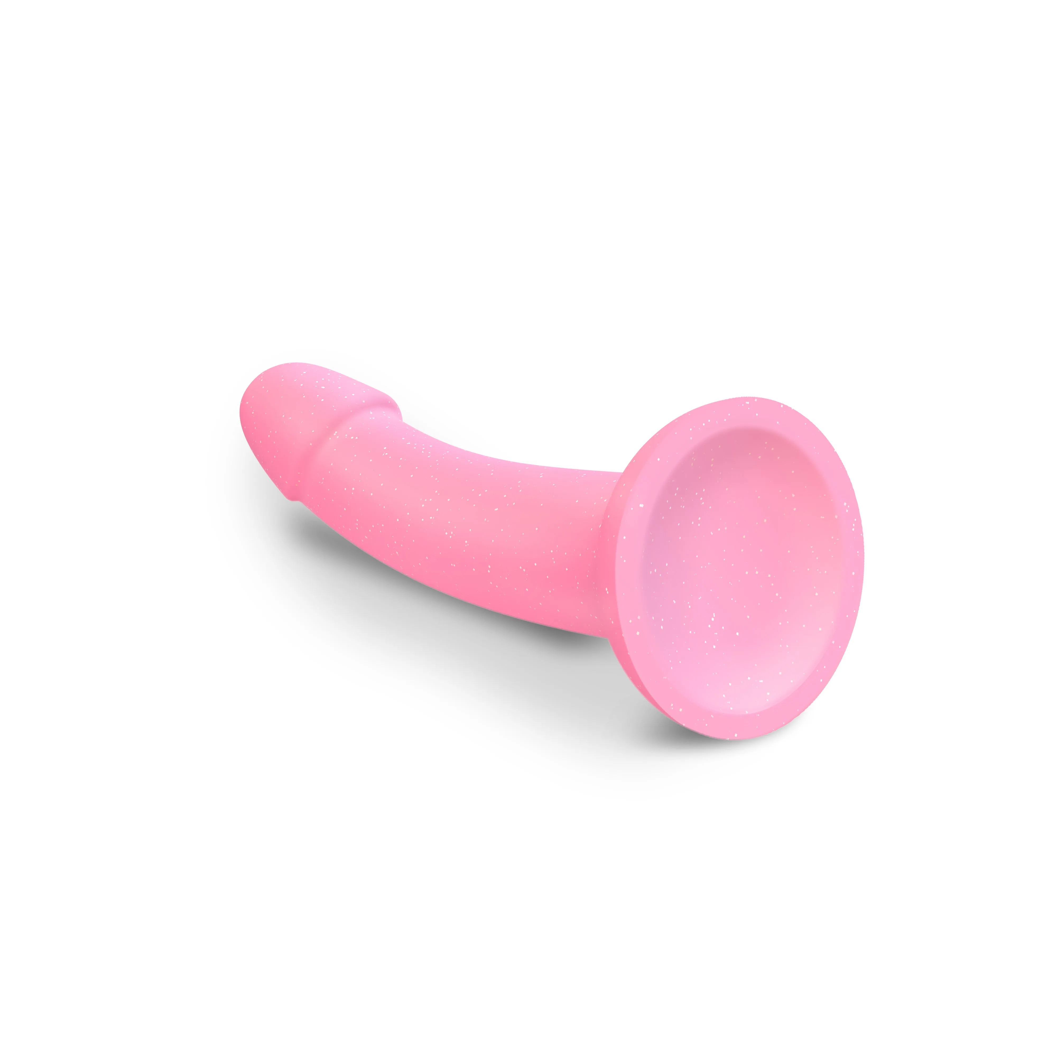 Glitzy Glow in the Dark Silicone Dildo (Damaged Box)