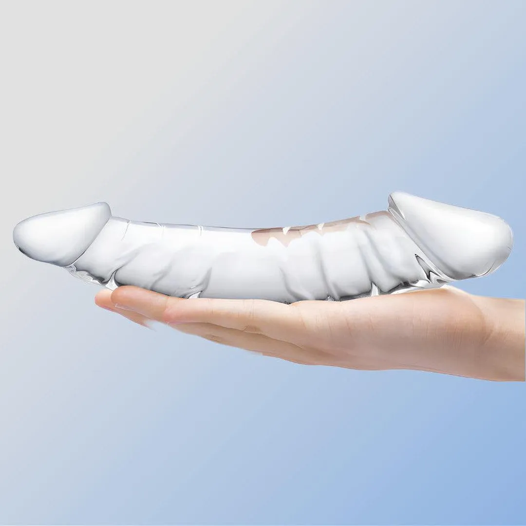 Gläs Girthy Realistic 10.5 Glass Double Dong