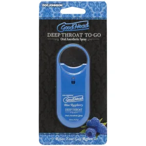Goodhead™ Deep Throat To Go Oral Sex Spray Blue Raspberry by Doc Johnson