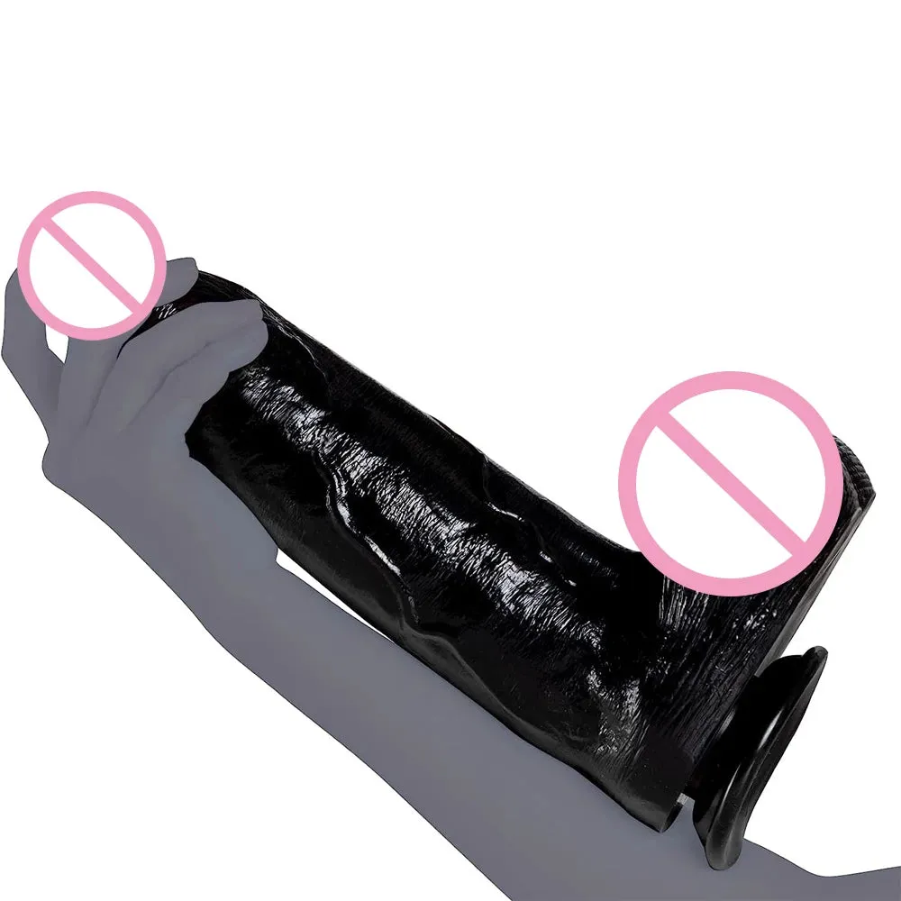Huge Realistic Dildo Butt Plug - 2.9 inch Big Girth Anal Dildos Sex Toys for Women Men