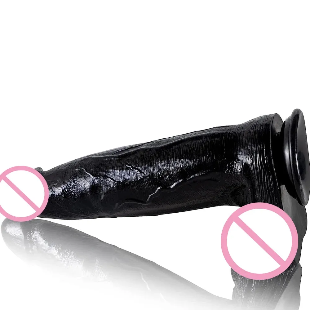 Huge Realistic Dildo Butt Plug - 2.9 inch Big Girth Anal Dildos Sex Toys for Women Men