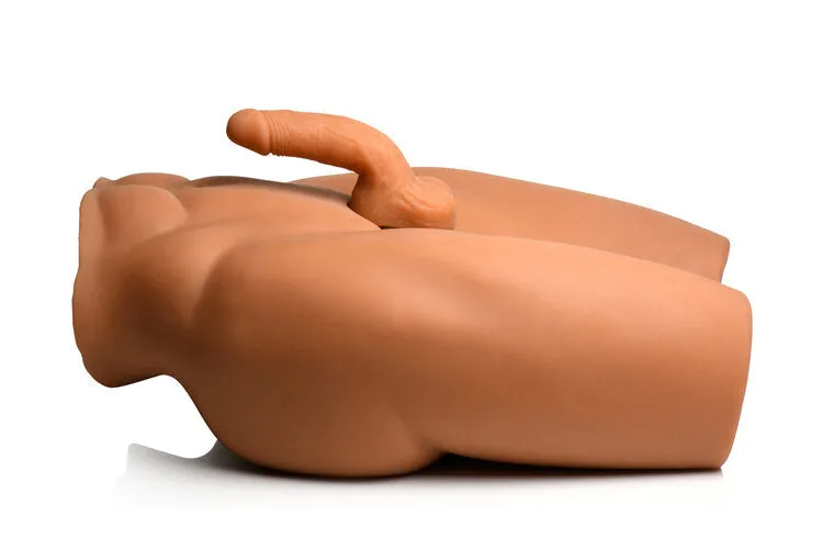 Jock Poseable Torso With Thrusting Dildo
