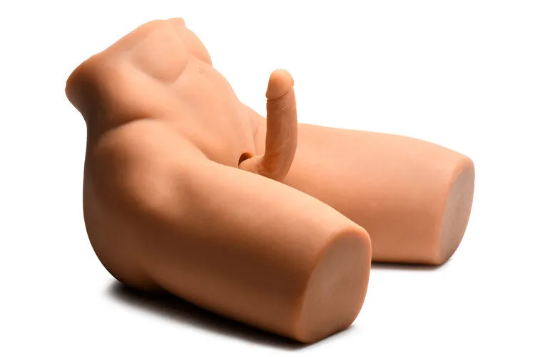 Jock Poseable Torso With Thrusting Dildo