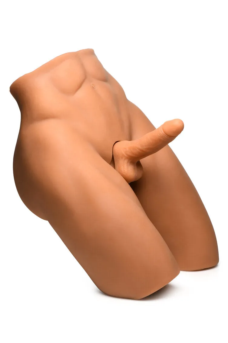 Jock Poseable Torso With Thrusting Dildo