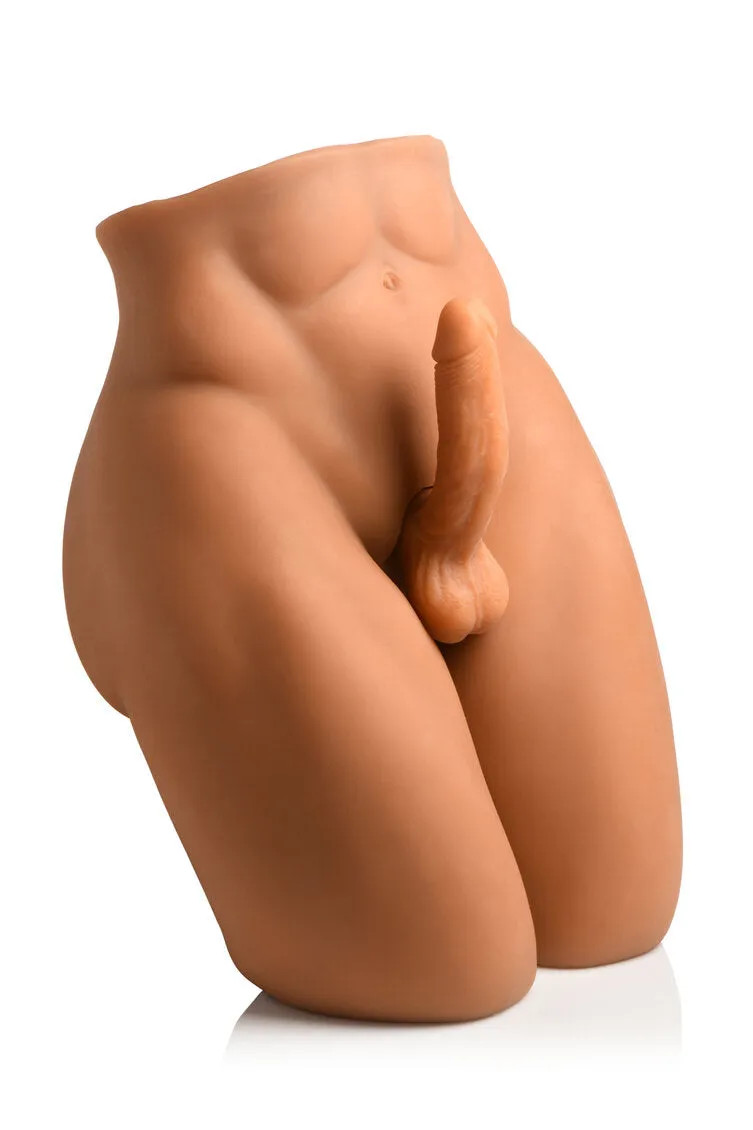 Jock Poseable Torso With Thrusting Dildo