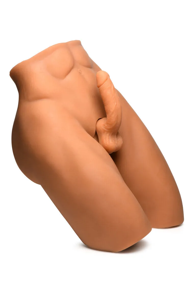 Jock Poseable Torso With Thrusting Dildo