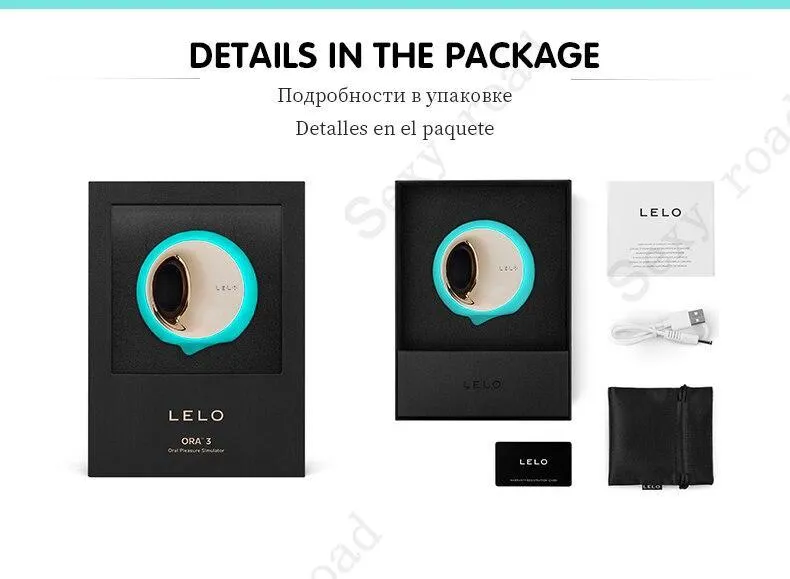 LELO ORA 3 Simulate Tongue Rotation Vibrator Clitoral Stimulator Vaginal Tongue Licking Pussy Licking Toy