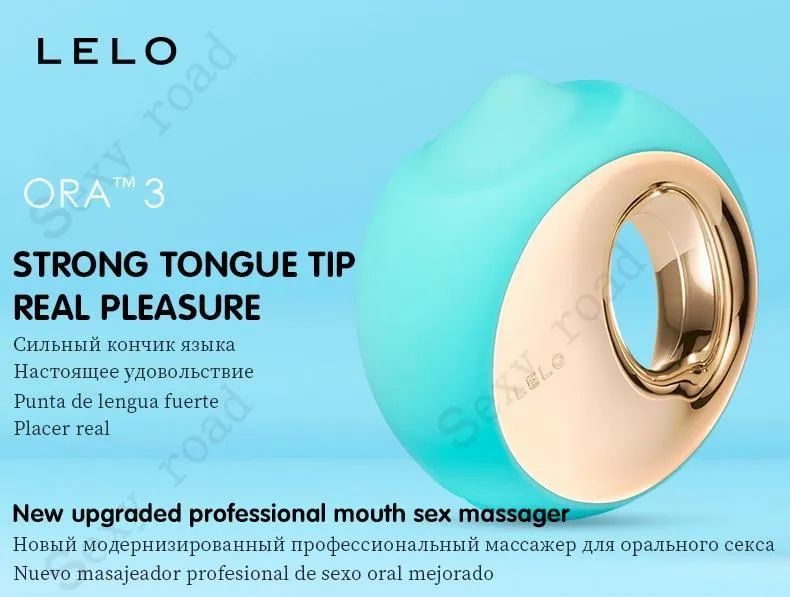 LELO ORA 3 Simulate Tongue Rotation Vibrator Clitoral Stimulator Vaginal Tongue Licking Pussy Licking Toy