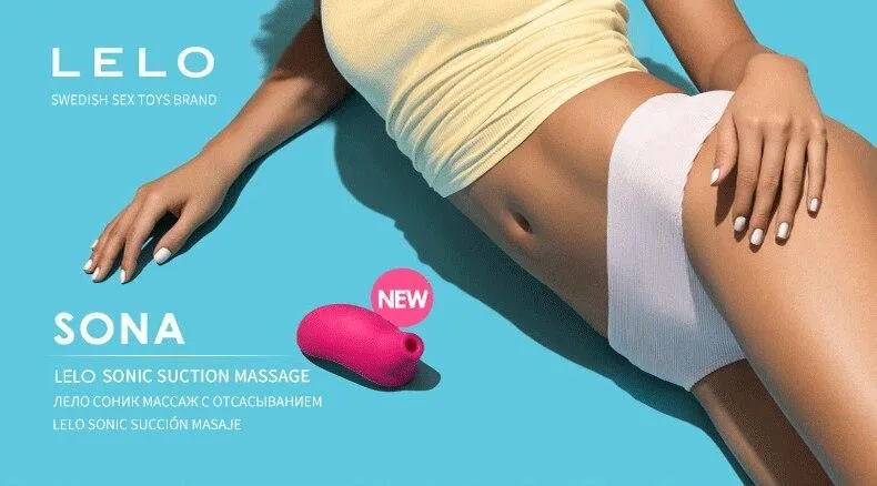 LELO Sona Suction Vibrator G Point Clitoris Stimulation Orgasm Nipple Suction Cup