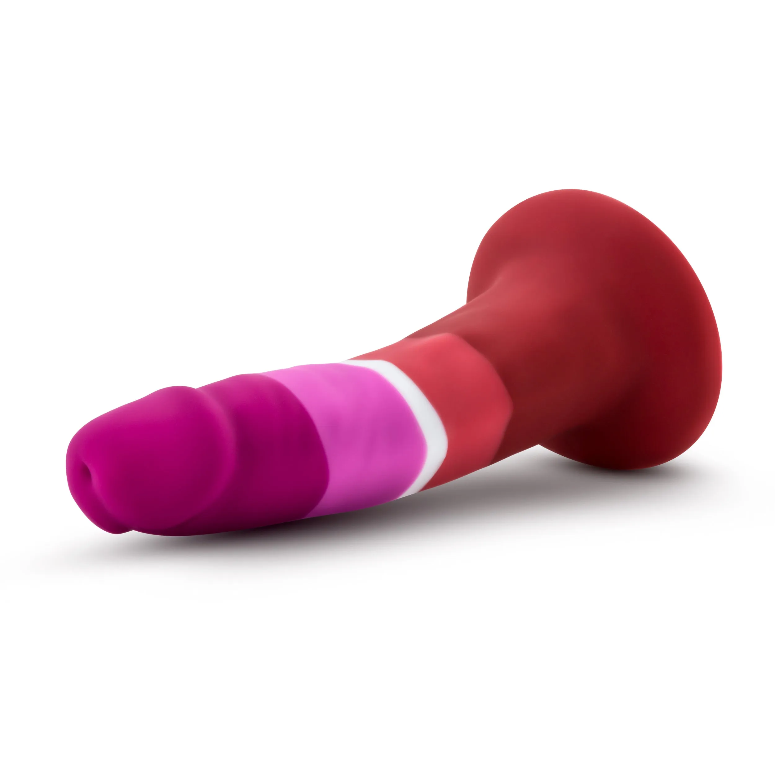 Lesbian Pride 5.5 Inch Silicone Suction Cup Dildo