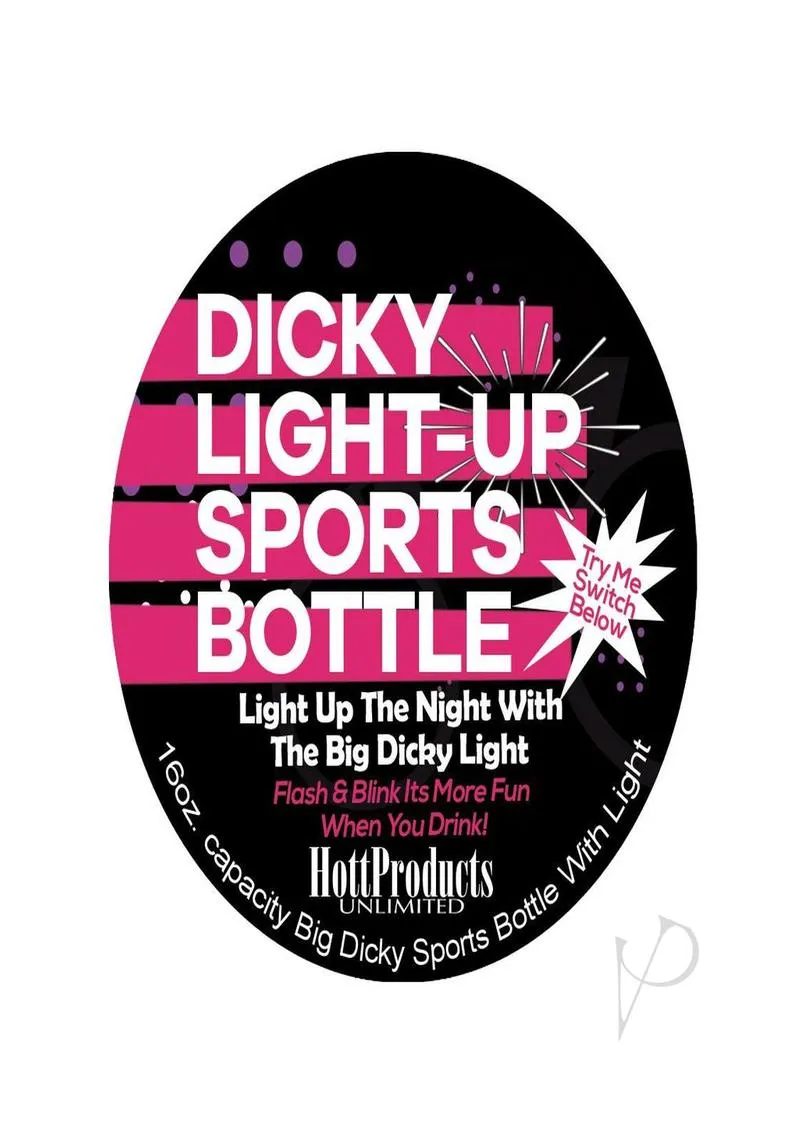 Light Up Pecker Sports Bottle