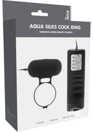 Linx Aqua Silks Cock Ring Remote