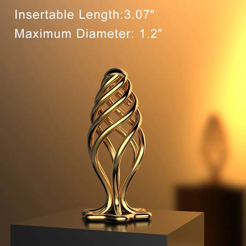 LOCKINK SEVANDA Pinecone Hollow Spiral Anal Plug