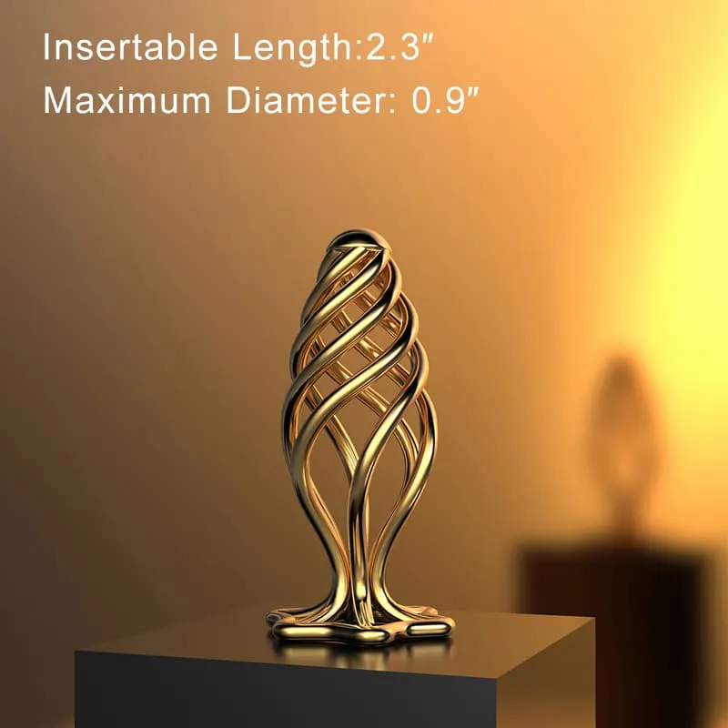 LOCKINK SEVANDA Pinecone Hollow Spiral Anal Plug