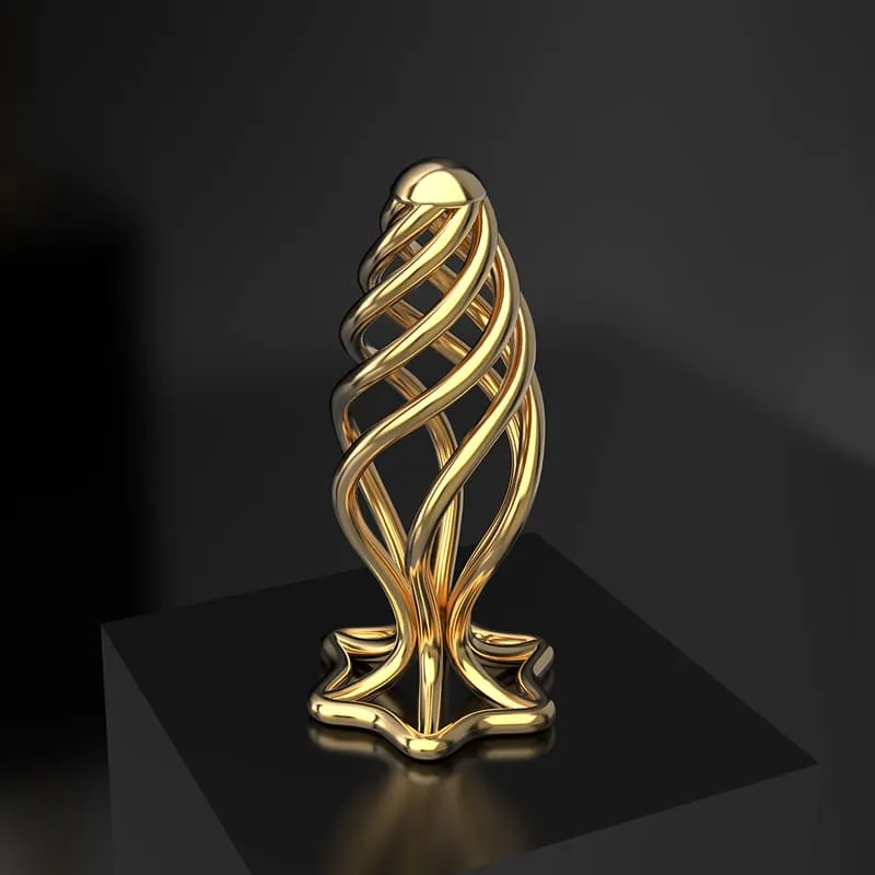 LOCKINK SEVANDA Pinecone Hollow Spiral Anal Plug
