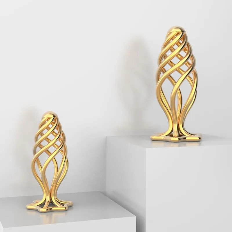 LOCKINK SEVANDA Pinecone Hollow Spiral Anal Plug