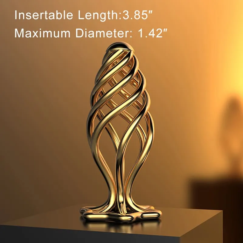 LOCKINK SEVANDA Pinecone Hollow Spiral Anal Plug