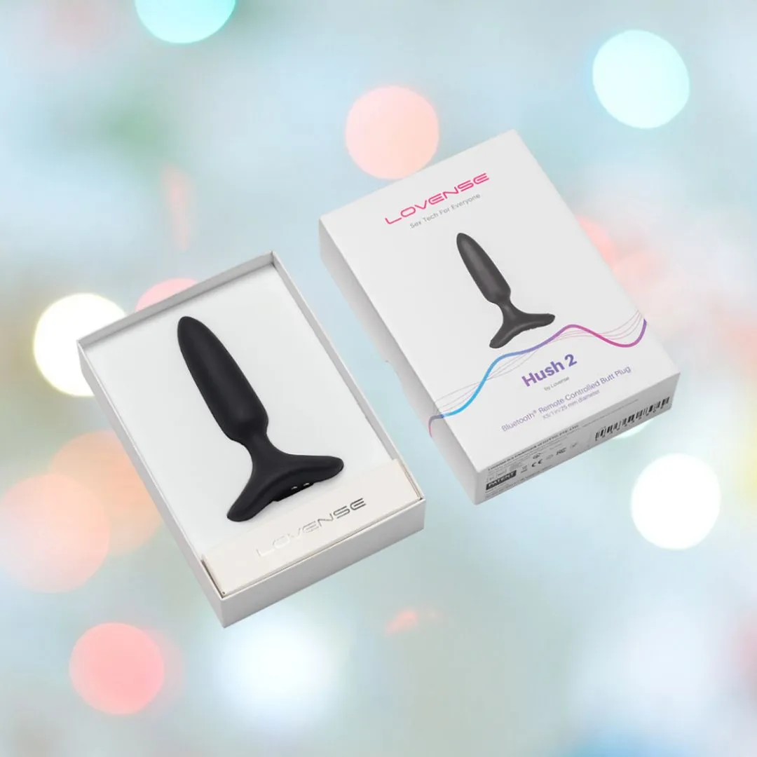 Lovense Hush 2 Vibrating Butt Plug - XS