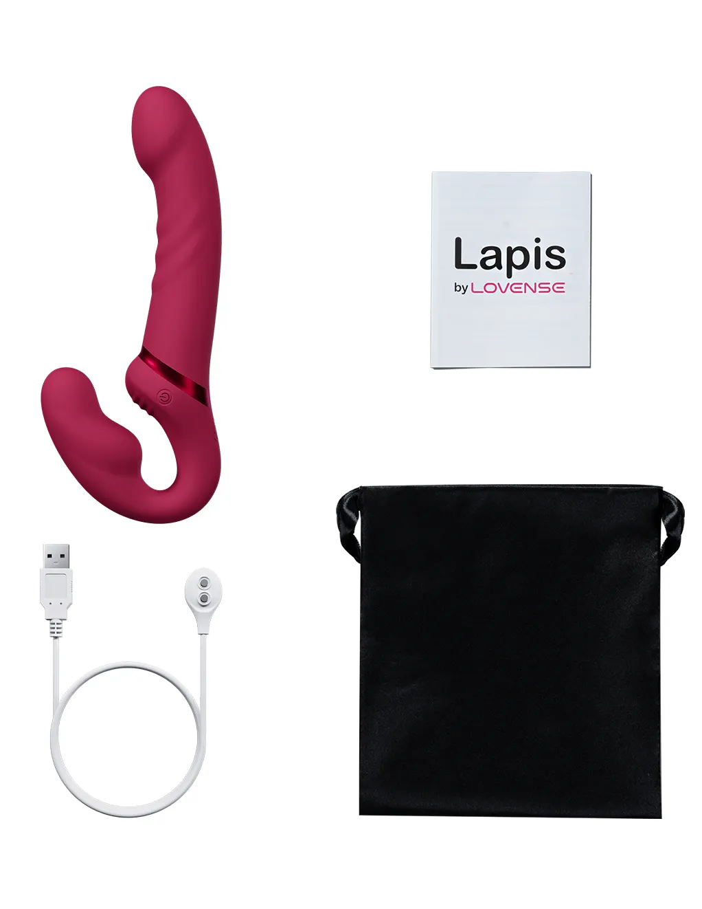 Lovense Lapis Vibrating Strapless Strap-On