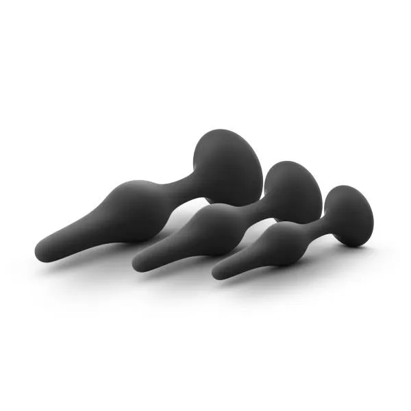 Luxe Beginner 3 Plug Anal Trainer Set