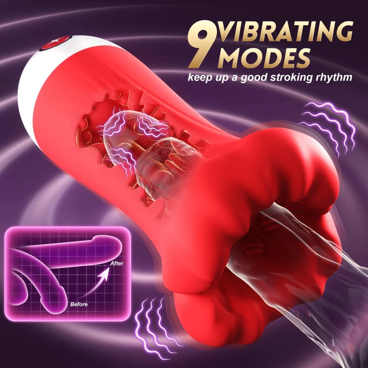 MACKAY| Sohimi 4 in 1 App Control Penis Massager Vibration Sex Toy