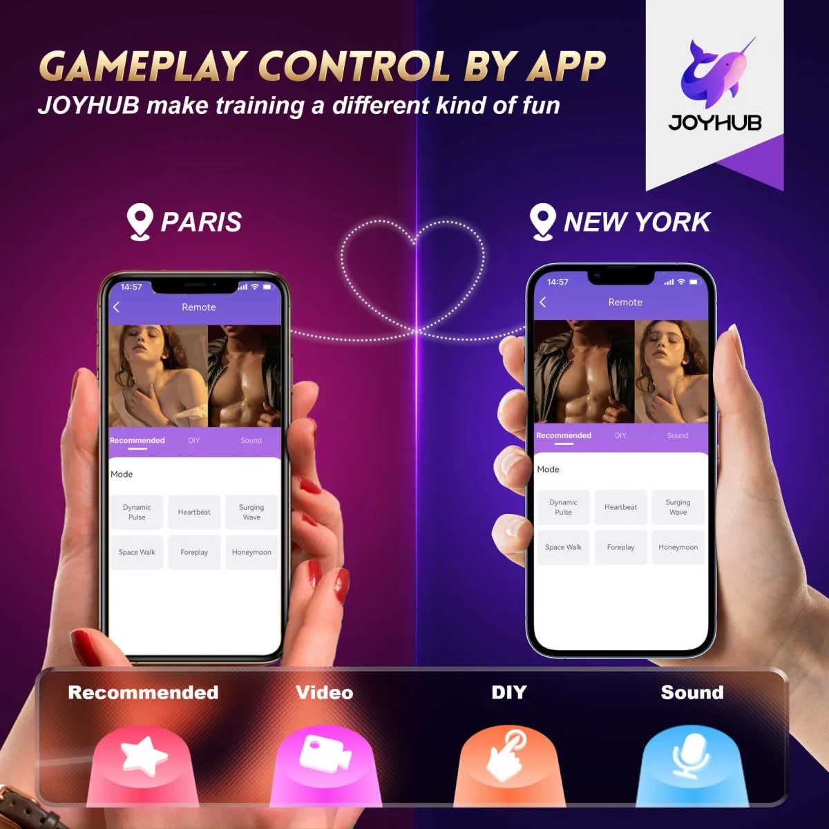 MACKAY| Sohimi 4 in 1 App Control Penis Massager Vibration Sex Toy