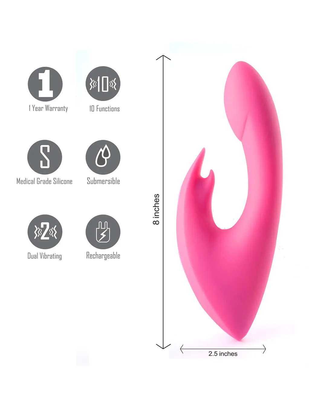 Maia Leah 10 Function Dual Vibrator