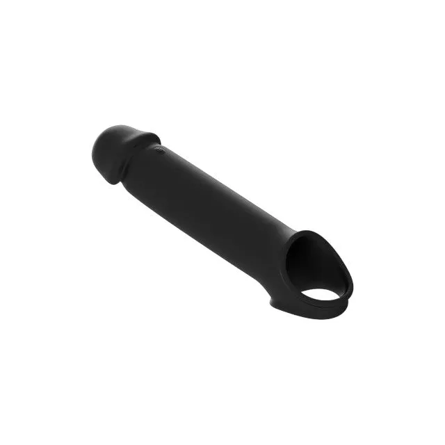 Manșon vibrator DREAMTOYS RAMROD. pentru extensia penisului. control prin telecomandă. 7 funcții de vibrație. 24 cm. negru