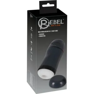 Masturbator 2 Functions Sucking & Vibrating by Rebel Men's Gear