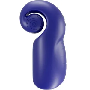 Masturbator SVIBE EVO FOR HIM Snail Collection. în formă de melc. tehnologie Slide'n'Roll. rezistent la apă. culoare albastru închis