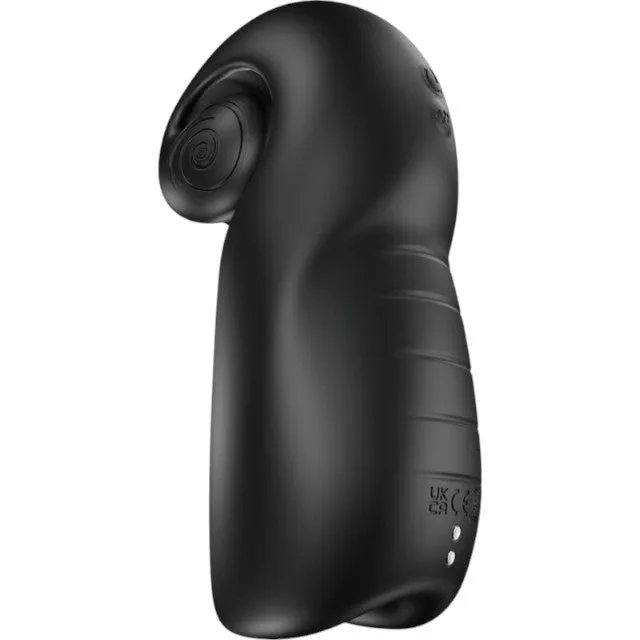 Masturbator SVIBE EVO FOR HIM Snail Collection. în formă de melc. tehnologie Slide'n'Roll. rezistent la apă. culoare negru