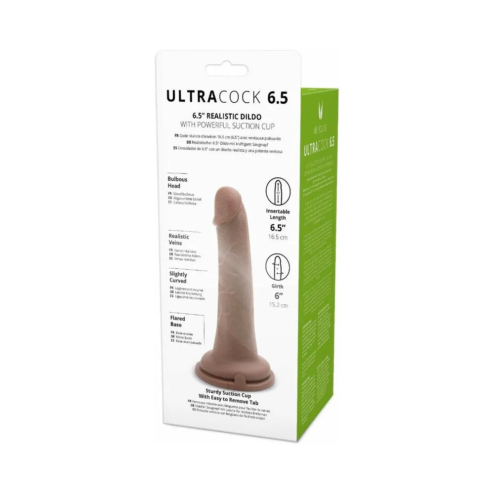 Me You Us Ultra Cock 6.5 in. Realistic Dildo Caramel