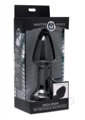 Ms Mega Spade 10x Vibe Xl Silicone Plug
