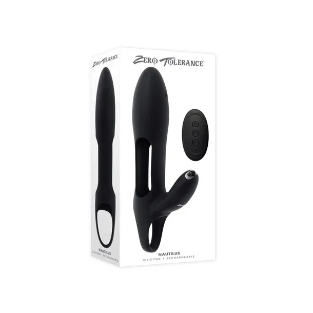 Nautilus Vibrating Penis Sleeve with Remote by Zero Tolerance