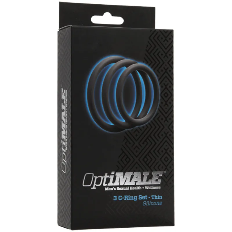 OptiMALE * 3 C-Ring Set * Thin Slate