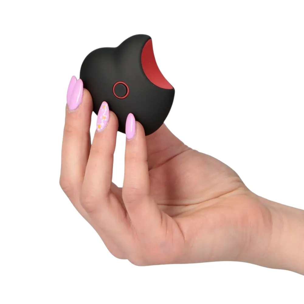 Ou vibrator TOYZ4LOVERS Power Pocket Sinner Egg. cu telecomandă în formă de inimă. vibrații multiple. negru cu roz