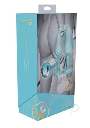 Ouch Paris Coll Metal Plug Set 3pk Blu