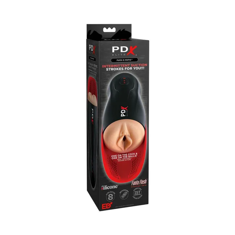 PDX Elite Fuck-O-Matic Sucking Penis Masturbator with Tongue Tickler