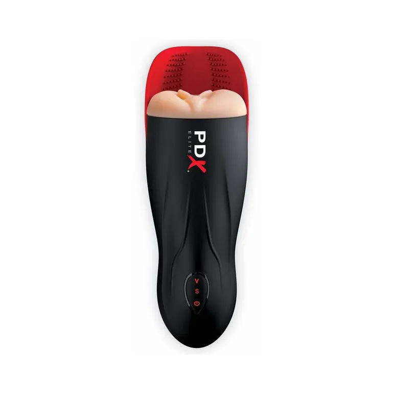 PDX Elite Fuck-O-Matic Sucking Penis Masturbator with Tongue Tickler